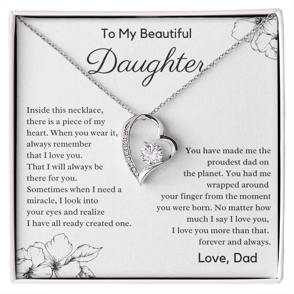 The Perfect Gift For Daughter - From Dad - You are My Miracle