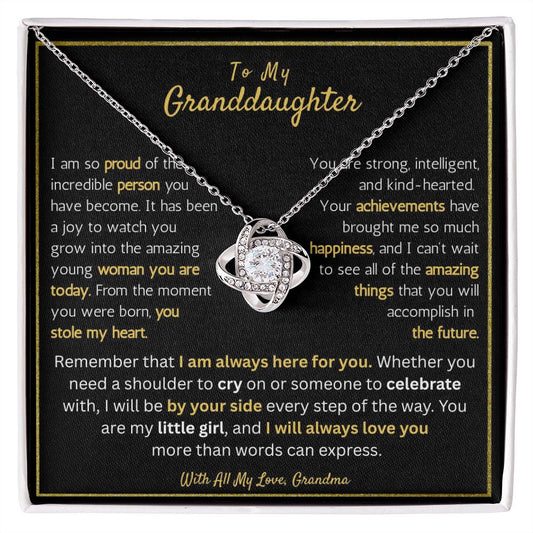 TO MY GRANDDAUGHTER - With All My Love, Grandma  (ALMOST SOLD OUT)
