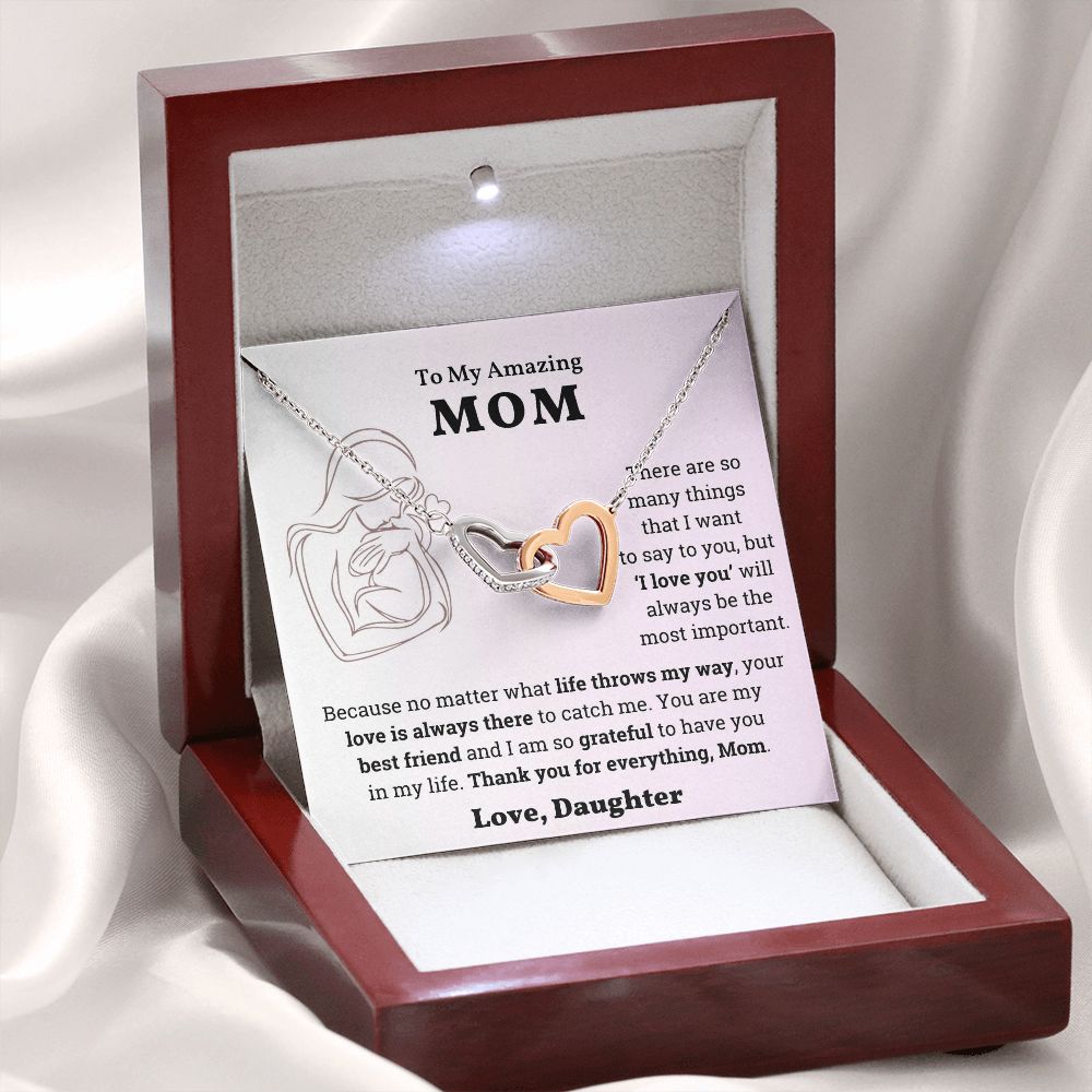 To My Amazing Mom - Love, Daughter - Hearts ( Almost Sold Out ) – Enduring  Love Gifts